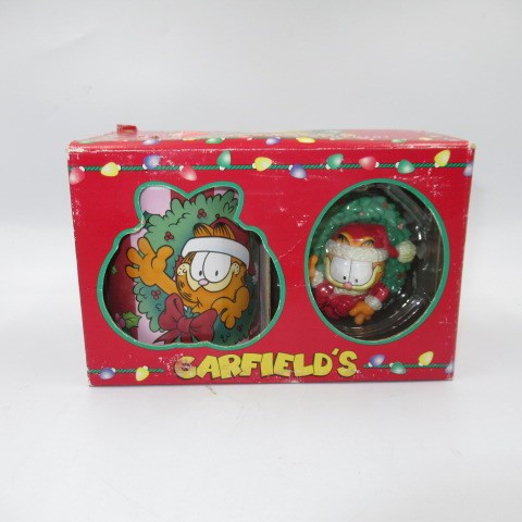 90's★GARFIELD★ガーフィールド★マグカップ＆オーナメントセット★フィギュア★人形★ぬいぐるみ★ビンテージ★