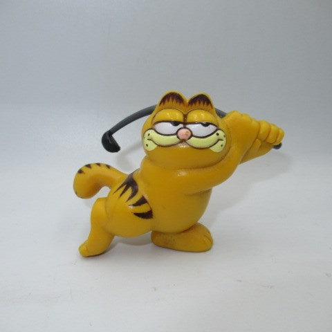 80's★GARFIELD★ガーフィールド★★PVC★フィギュア★人形★ぬいぐるみ★ゴルフ★
