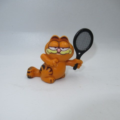 80's★GARFIELD★ガーフィールド★★PVC★フィギュア★人形★ぬいぐるみ★テニス★