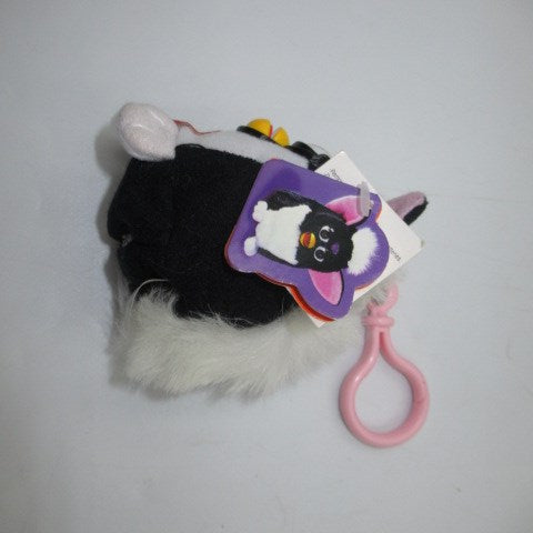 90's★1999★Furby★Furby★★Doll★Figure★Plush★Talking★Keychain★Black x White★ 
