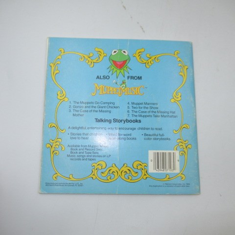 1984年★80's★The Muppets take Manhattan★Kermit★カーミット★Miss Piggy★レコード付き絵本★フィギュア★人形★ぬいぐるみ★