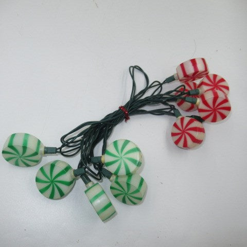 ビンテージ★クリスマスライト★CHRISTMAS LIGHT★パーティーライト★デコレーションライト★ミントキャンディ★クリスマスキャンディ★フィギュア★