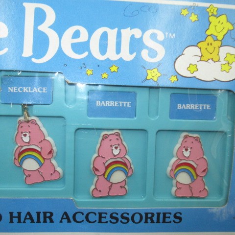 Vintage ★Care Bears★Care Bears★Cheer Bears★Cheer Bear★Jewelry &amp; Hair Accessory Sets★Rings★Necklaces★Barrettes★Stuffed Animals★Dolls★ 