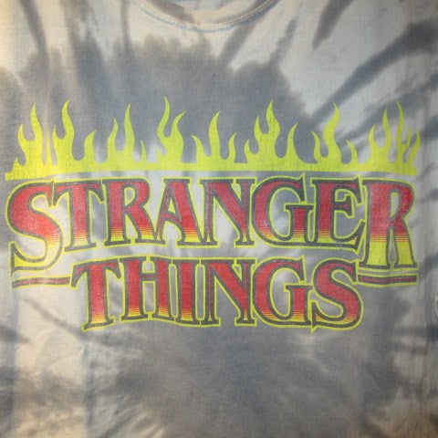 STRENGER THINGS★Stranger Things★T-shirt★Logo T★Tie dye★XL size★USED★ 