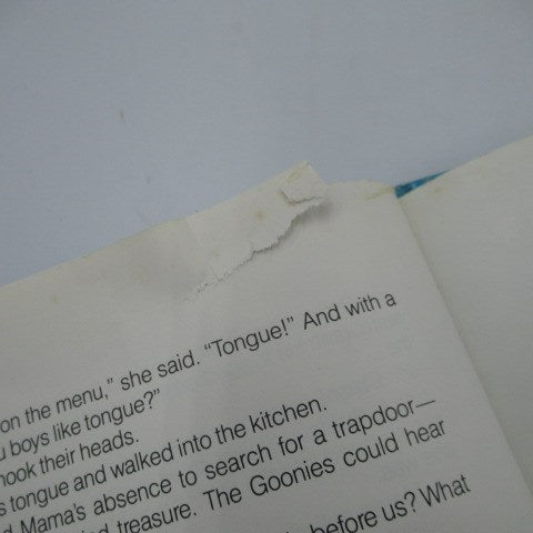 80's★1975★Vintage★THE GOONIES★Goonies★Storybook★STORY BOOK★Book★Hardcover★Chuck★Sloth★Figure★Doll★Plush★ 