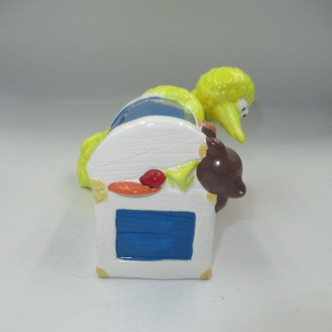 90's★vintage★ビンテージ★SESAME STREET★セサミストリート★bigbird★ビッグバード★おもちゃ箱★陶器★bank★貯金箱★人形★フィギュア★ぬいぐるみ★