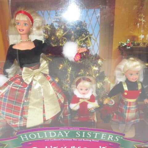 1998年★90’s★Barbie★バービー★HOLIDAY SISTERS★ Barbie・Kelly ・Stacie★ホリデーシスターズ バービー★フィギュア★ぬいぐるみ★人形★クリスマス★