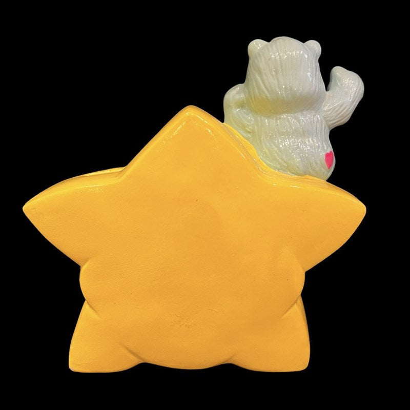 80's★Care Bears★Care Bears★Wish Bear★Wish Bear★Ceramic BANK★Piggy Bank★Vintage★Figures★Dolls★Stuffed Animals★ 