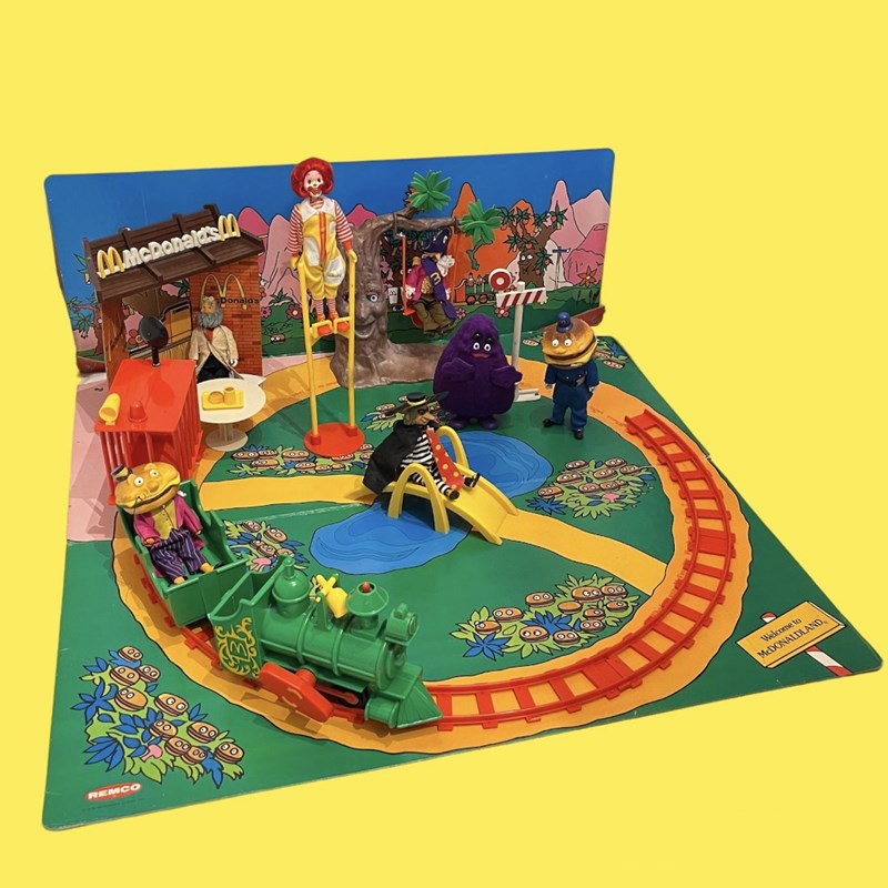 超レア！1976年★70's★マクドナルド★McDonald's★マクドナルドランド★REMCO★セット★ロナルド★ハンバーグラー★ビッグマックポリス★
