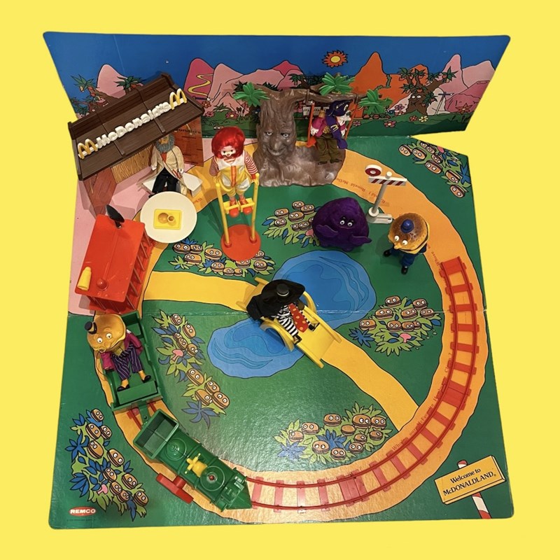 超レア！1976年★70's★マクドナルド★McDonald's★マクドナルドランド★REMCO★セット★ロナルド★ハンバーグラー★ビッグマックポリス★