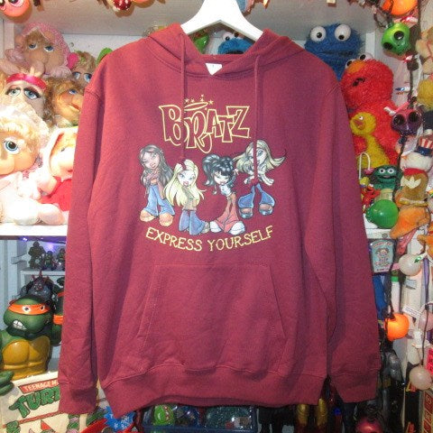 BRATZ★ブラッツ★Parker★パーカー★trainer★トレーナー★winered★ワインレッド★人形★フィギュア★ぬいぐるみ★Y2K★