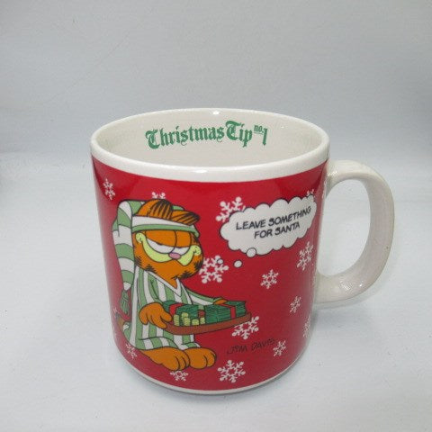 1987年★80's★vintage★ビンテージ★Garfield★ガーフィールド★Christmas★クリスマス★Christmascup★クリスマスカップ★デッドストック★mug★マグカップ★