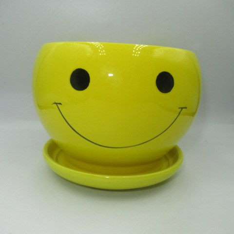 Vintage★Smile★SMILEY FACE★Smiley face★Nico-chan★Pottery★Plant tumbler★Flower pot★Mug★Cup★Figure★Doll★ 