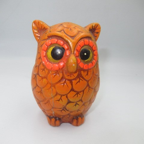 70’s★ビンテージ★サイケデリック★置物★陶器★フクロウ★フィギュア★人形★ぬいぐるみ★