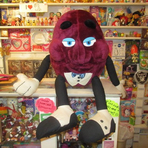 80's★ビンテージ★★The California raisins★カリフォルニアレーズン★企業物★ぬいぐるみ★人形★フィギュア★BIG SIZE★約60センチ★