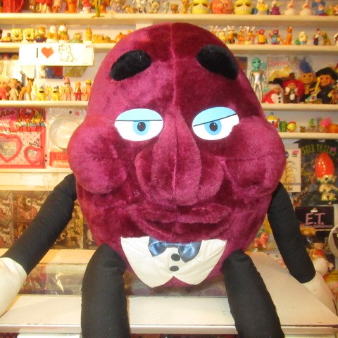 80's★ビンテージ★★The California raisins★カリフォルニアレーズン★企業物★ぬいぐるみ★人形★フィギュア★BIG SIZE★約60センチ★