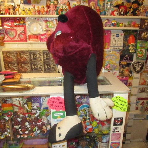 80's★ビンテージ★★The California raisins★カリフォルニアレーズン★企業物★ぬいぐるみ★人形★フィギュア★BIG SIZE★約60センチ★