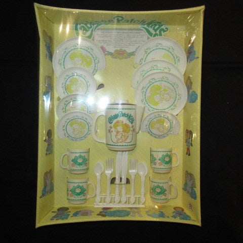 1983年★80’s★Cabbage Patch Kids★キャベツ人形★おままごとセット★ミニチュア★ティーカップ＆カトラリー★フィギュア★人形★ぬいぐるみ★DEAD STOCK★デッドストック★