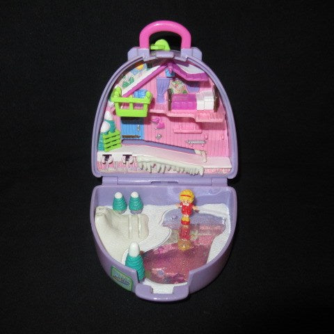 90's★Polly Pocket★ポーリーポケット★コンパクト★ままごと★ミニチュア★ドールハウス★人形★フィギュア★ぬいぐるみ★snow mountain★トラベルバッグ★