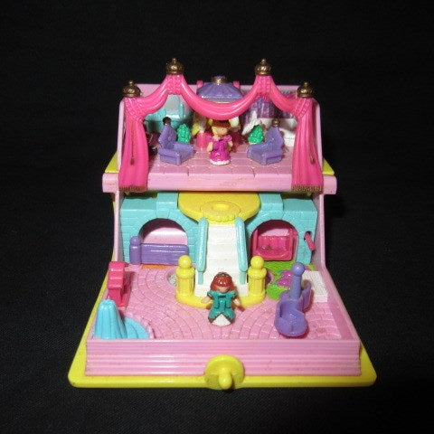 90's★Polly Pocket★Compact★Playhouse★Miniature★Dollhouse★Doll★Figure★Stuffed animal★Book★Yellow★ 
