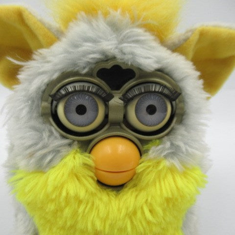 1999★90's★Furby★Furby★Talking★Japanese version★Gray x Yellow★Figure★Doll★Stuffed animal★ 
