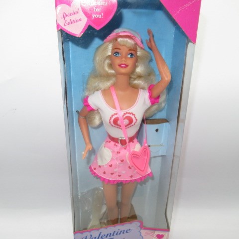 1996年★90's★Barbie★バービー　★Valentain Fun★バレンタインバービー★フィギュア★人形★ぬいぐるみ★ビンテージ★