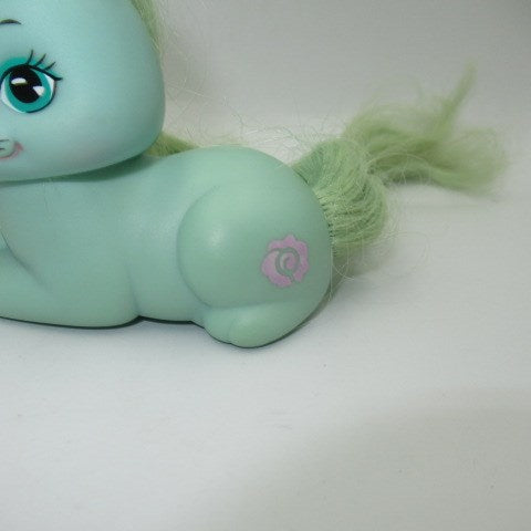 1989年★80's★vintage★ビンテージ★MATTEL★little pretty★リトルプリティ★キティ★ソフビ★人形★ぬいぐるみ★フィギュア★バラ★green★グリーン★★