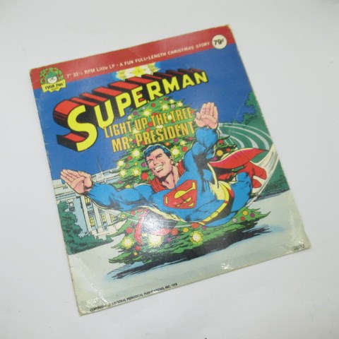 ビンテージ★1978年★DCコミック★SUPERMAN★スーパーマン★レコード★RECORD★クリスマス★7インチ★人形★フィギュア★ぬいぐるみ★