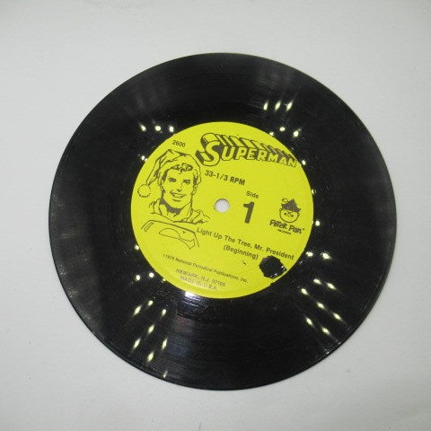 ビンテージ★1978年★DCコミック★SUPERMAN★スーパーマン★レコード★RECORD★クリスマス★7インチ★人形★フィギュア★ぬいぐるみ★