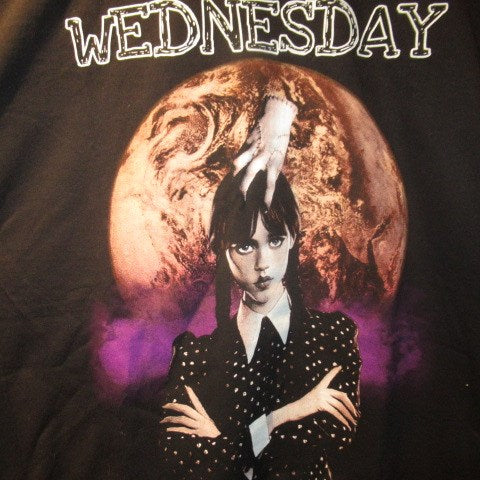 NETFLIX★WEDENSDAY★ADAMS FAMILY★The Adams Family★T-shirt★Wednesday★Wednesday★Black★XL size★Brand new★ 