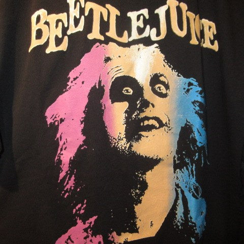 BEETLE JUCE★Beetlejuice★T-shirt★Tim Burton★Men's★Size L★Black★New★Figure★Doll★Plush toy★ 