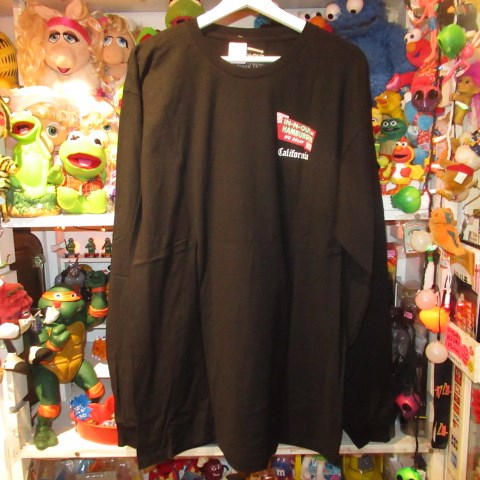 IN-N-OUT★Hamburger★California★T-shirt★Long Sleeve★Long T★Black★New★Men's★L size★ 