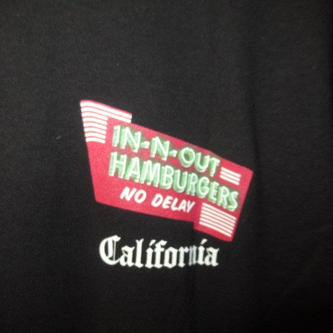 IN-N-OUT★Hamburger★California★T-shirt★Long Sleeve★Long T★Black★New★Men's★L size★ 