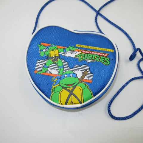 1990年★90's★TURTLES★タートルズ★レオナルド★ハート★バッグ★ポーチ★フィギュア★人形★ぬいぐるみ★ビンテージ★
