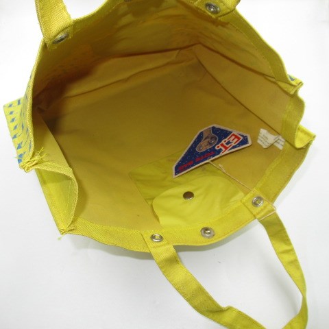 1982★80's★ET★Eat★Movie★Tote Bag★BAG★Figure★Doll★Plushie★Vintage★Yellow★ 