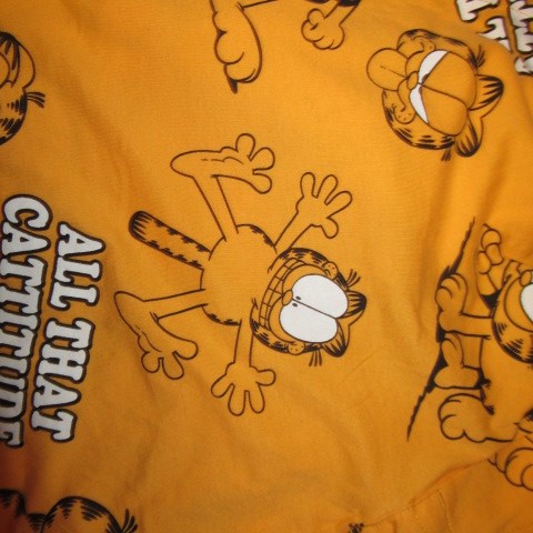 GARFIELD★ガーフィールド★★ショートパンツ★ハーフパンツ★パジャマ★ルームパンツ★オレンジ★Men’s★Mサイズ★新品★