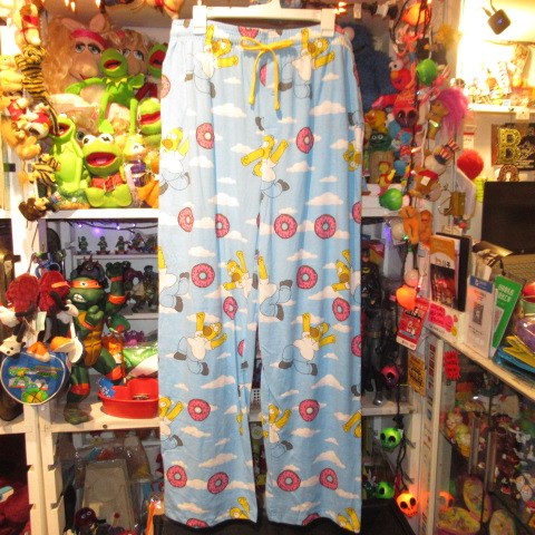 The Simpsons★Simpsons★Homer★Pajama pants★Room pants★Men's★Size L★Light blue★Brand new★ 