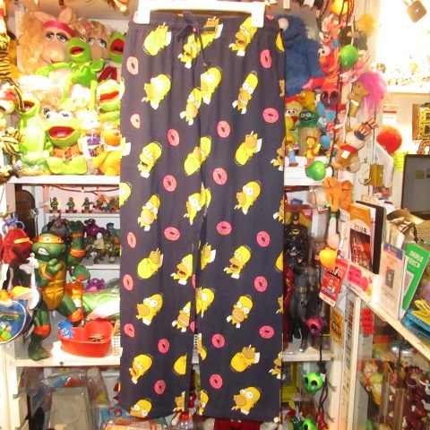 The Simpsons★Simpsons★Homer★Pajama Pants★Room Pants★Men's★Size S★Navy★New★ 