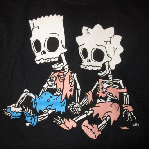 The Simpsons★Simpsons★Bart &amp; Lisa★Skeleton★T-shirt★Men's★Size L★New★ 