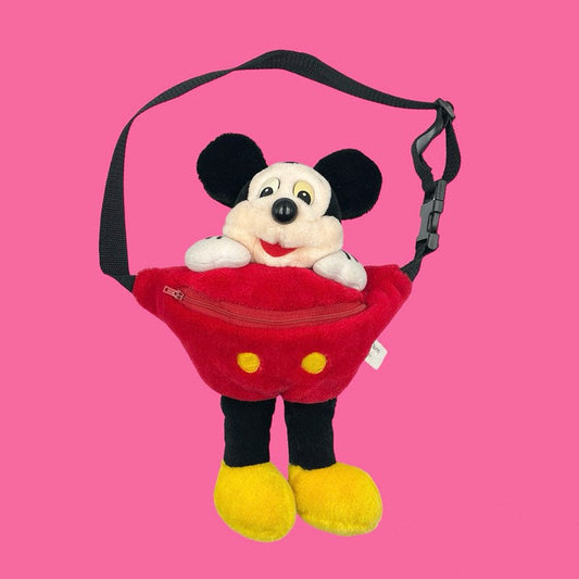 Vintage★ビンテージ★Mickey Mouse★ミッキーマウス★ウエストポーチ★バッグ★フィギュア★人形★ぬいぐるみ★