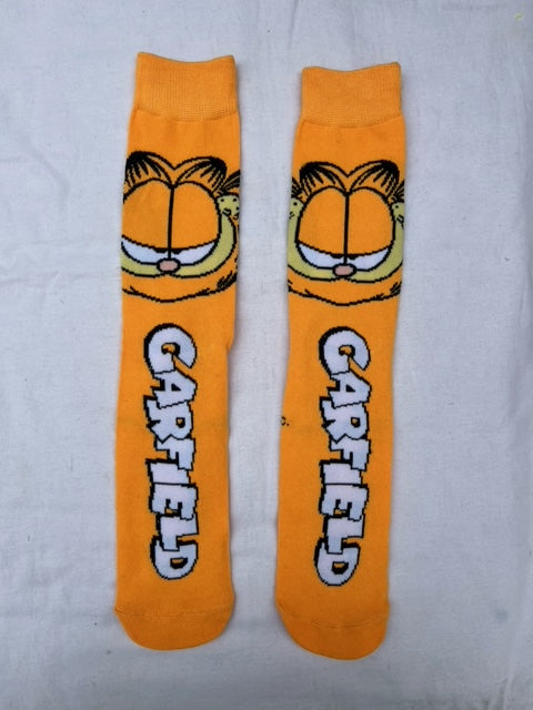 GARFIELD★ガーフィールド★socks★ソックス★メンズ★ウィメンズ★レディース★ビックフェイス★顔★オレンジ★orange★人形★ぬいぐるみ★フィギュア★①★