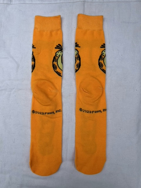GARFIELD★ガーフィールド★socks★ソックス★メンズ★ウィメンズ★レディース★ビックフェイス★顔★オレンジ★orange★人形★ぬいぐるみ★フィギュア★①★