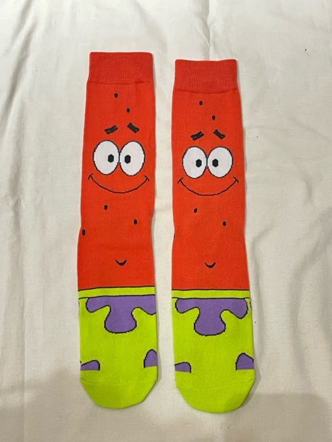 spongebob★スポンジボブ★Patrick★パトリック★ヒトデ★pink★ピンク★socks★ソックス★メンズ★ウィメンズ★人形★ぬいぐるみ★フィギュア★①★
