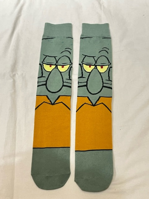 spongebob★スポンジボブ★イカルド★タコ★socks★ソックス★ビックフェイス★顔★メンズ★ウィメンズ★人形★ぬいぐるみ★フィギュア★②★