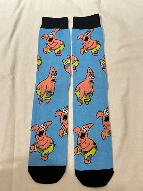 spongebob★スポンジボブ★Patrick★パトリック★blue★ブルー★socks★ソックス★メンズ★ウィメンズ★人形★ぬいぐるみ★フィギュア★③★