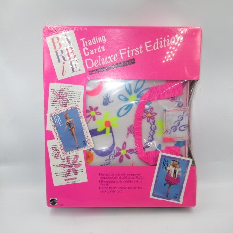 1990年★90's★Barbie★バービー★Trading Cards Deluxw First Edition★トレーディングカードセット★ファイル★カード付★フィギュア★人形★ぬいぐるみ★