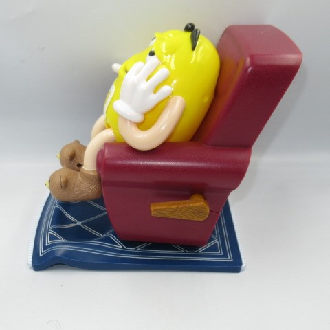 1999年★90’s★M＆M’ｓ★エム＆エムズ★チョコレート★ディスペンサー★ディスプレイ★ソファ★イエロー★フィギュア★人形★ぬいぐるみ★