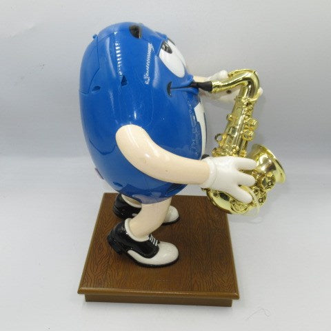 90’s★M＆M’ｓ★エム＆エムズ★チョコレート★ディスペンサー★ディスプレイ★トランペット★ブルー★フィギュア★人形★ぬいぐるみ★