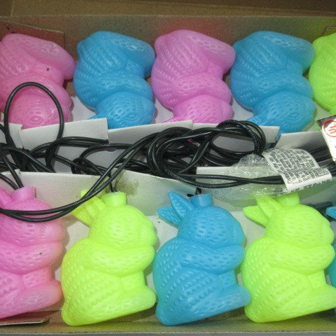 ビンテージ★イースター★Easter Bunny★ウサギ★デコレーションライト★パーティーライト★10ライト★INDOOR/OUTDOOR★人形★ぬいぐるみ★デッドストック★