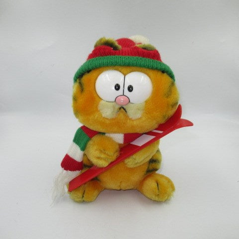 1980年★80's★GARFIELD★ガーフィールド★人形★フィギュア★ぬいぐるみ★ビンテージ★スキー★